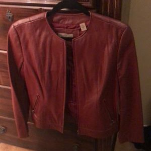 Leather jacket